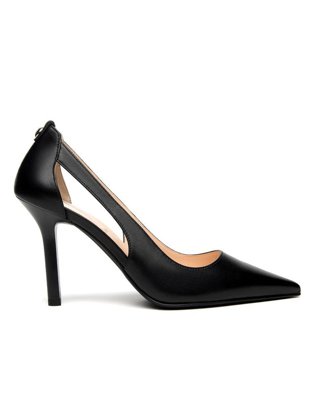 NeroGiardini Decollete Tacco Stiletto in Pelle Nera - MARIO SPATARELLA