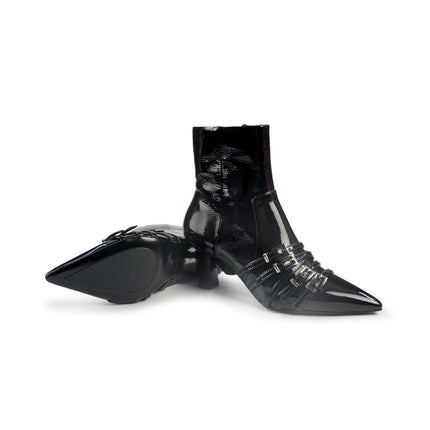Stivaletti Bruno Premi a Punta in Vernice Nero BM0503 BLACK Bruno Premi 