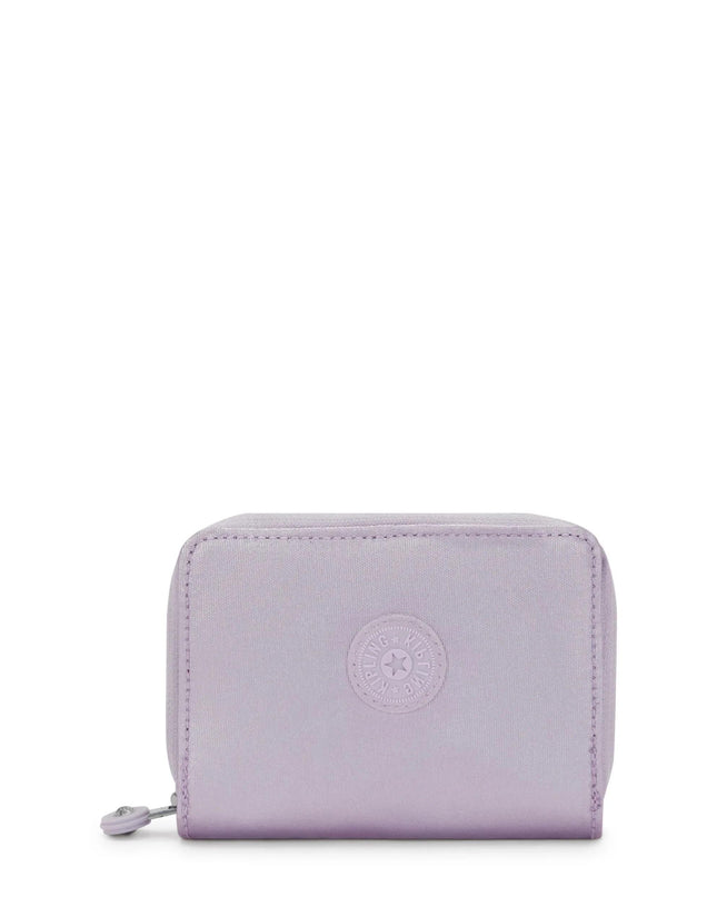 Kipling Portafogli Donna Multitasche in Tessuto Metallic Lilac MONEY LOVE LILIAC METALLIC Kipling