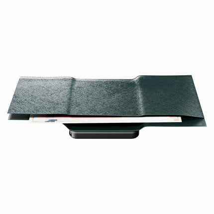 Moero M2 Pro Plus Saffiano Verde Green Portafoglio Slim M2 PRO PLUS SAFFIANO GREEN CARD BLACK Moero 