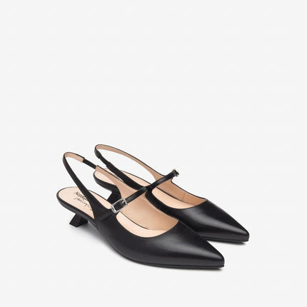 Nero Giardini Chanel a Punta in Nera Tacco Rocchetto E5122600DE NERO 100 Nero Giardini 