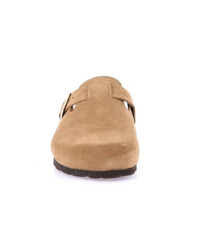 Grunland Sabot Donna Plantare Sughero in Nabuk Tortora CB2609 SARA TORTORA Grunland 