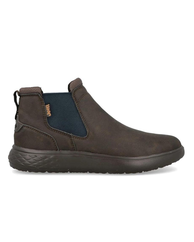 Jeep Stivaletti Chelsea Uomo Marrone KOBI CHELSEA DARK BROWN Jeep Footwear 