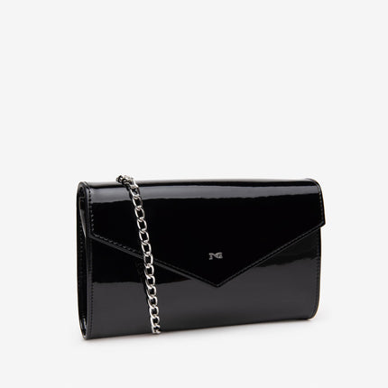 Nero Giardini Pochette Busta Clutch Donna in Vernice Nero E543902DE NERO 100 Nero Giardini Borse 
