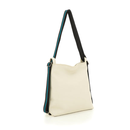 Gabs Borsa Zaino Trasformabile in Pelle Lino Panna DORINA TG M LINO PANNA Gabs 