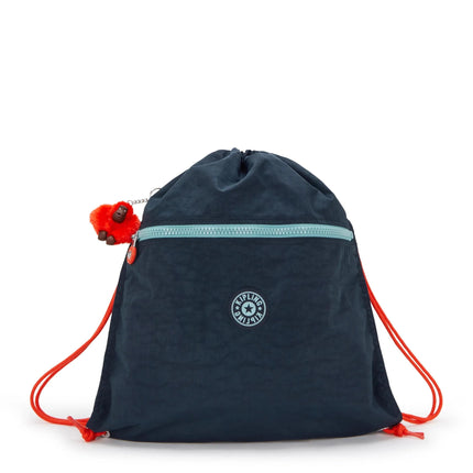 Kipling Sacca in Tessuto Fantasia Cosmo Blu SUPERTABOO COSMO BLUE Kipling 