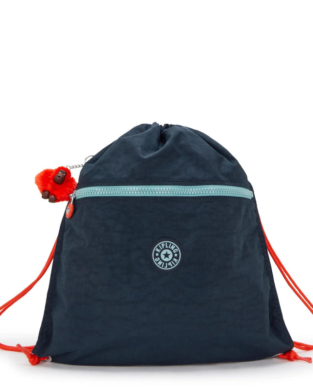Kipling Sacca in Tessuto Fantasia Cosmo Blu SUPERTABOO COSMO BLUE Kipling 