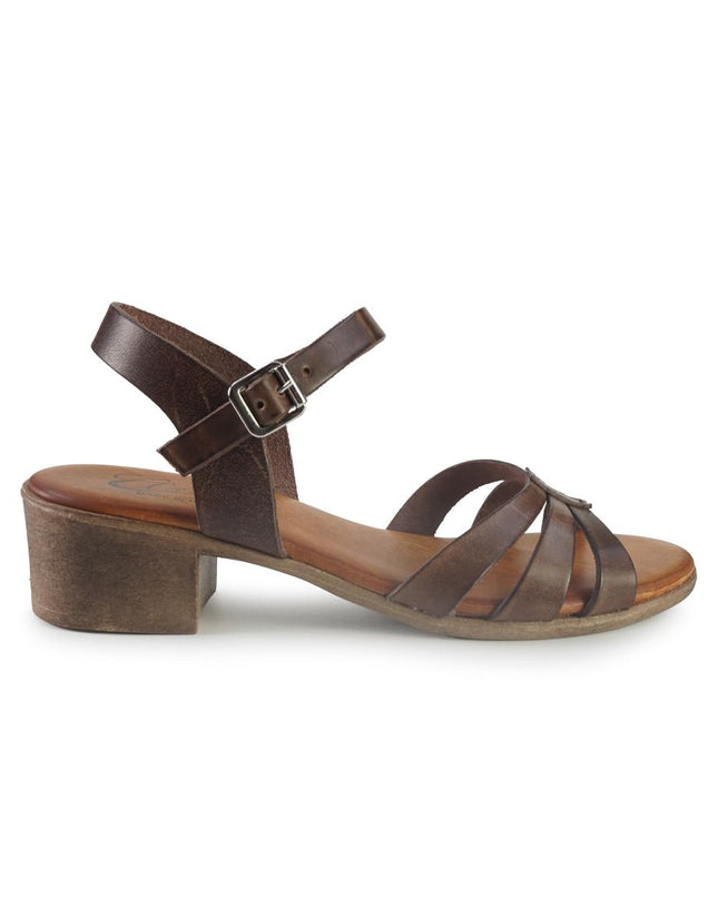 Sandali con Tacco in Pelle Moro 2726 MORO Clanto 