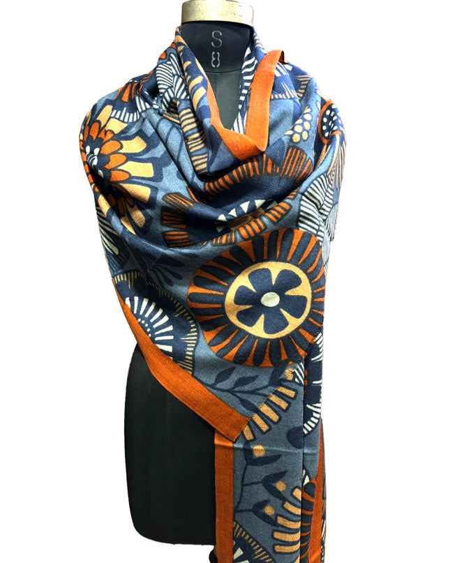 Foulard Spatarella in Cashmere Fantasia Multicolore GIRASOLE GIRASOLE 3 Spatarella 