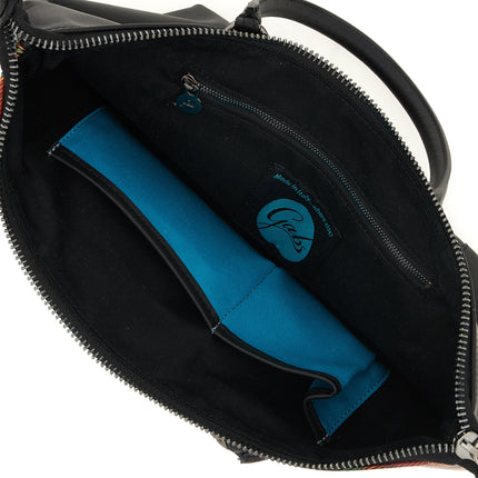 Gabs Borsa Convertibile e Trasformabile con Tracolla in Tessuto Fantasia Gatto Rosso G3 PLUS TG M GATTO ROSSO Gabs 