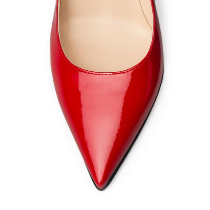 Nero Giardini Decollete Donna Tacco Stiletto in Vernice Rosso Ciliegia - MARIO SPATARELLA