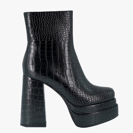 Stivaletti Donna in Cocco Nero 1166 COCCO BLACK Exe 