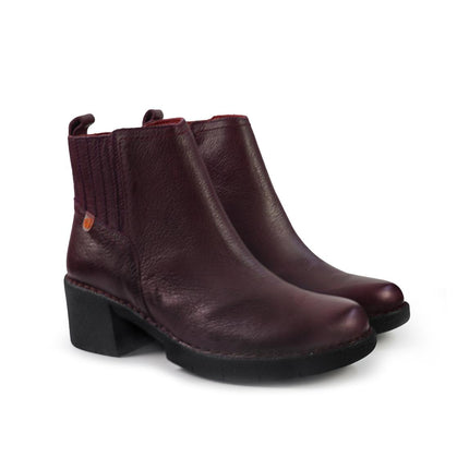 Jungla Stivaletti Donna con Tacco in Pelle Viola 8136 VIOLA Jungla 
