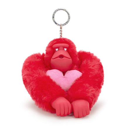 Portachiavi Scimmia Kipling MONKEYCLIP XL VALENTINE RED VALENTINE Kipling 