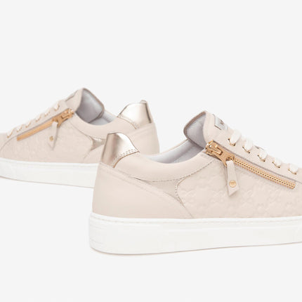Nero Giardini Sneakers Donna Bassa in Pelle Milk E513001D MILK 710 Nero Giardini 