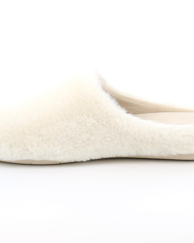 Pantofole Donna Pelouche Panna - MARIO SPATARELLA