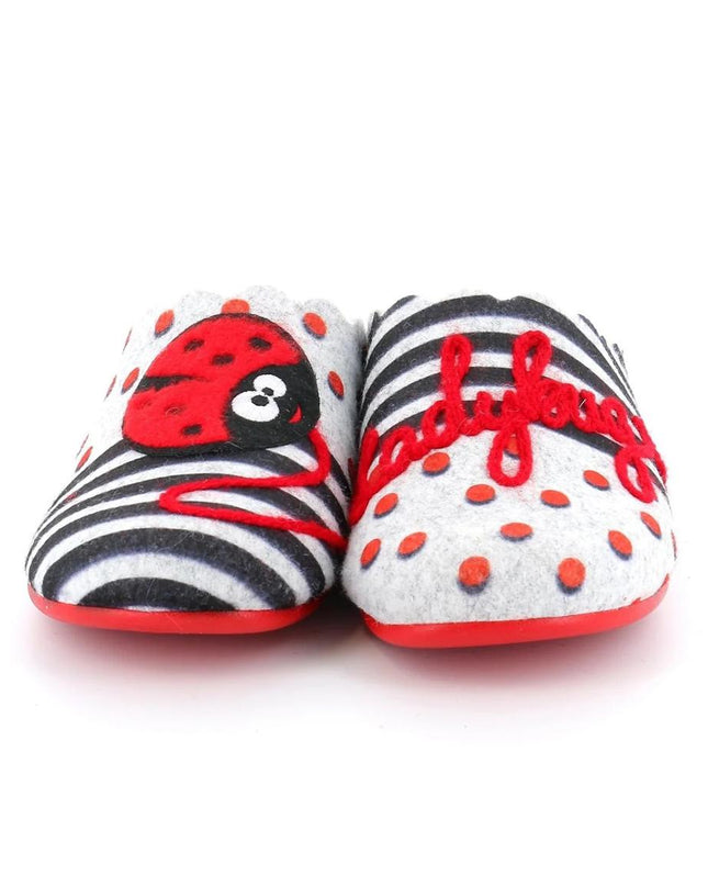 Pantofole Donna Fantasia Ladybag CI2555 ALIN GRIGIO Grunland 