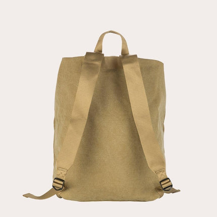 Zaino Sacca Unisex in Canvas Beige - MARIO SPATARELLA