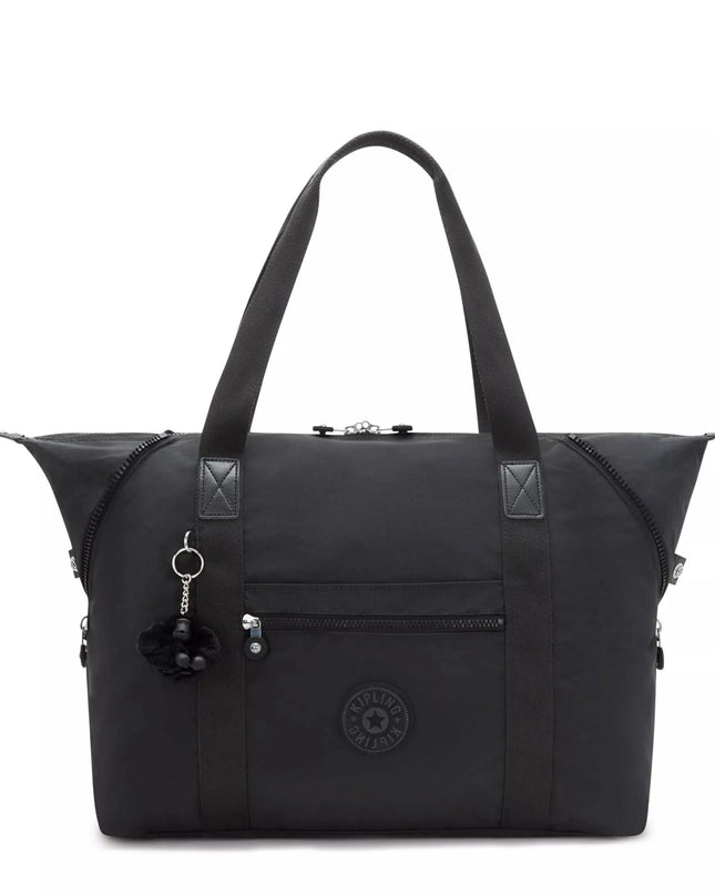 Kipling Borsone Shopper Viaggio in Tessuto Nero ART M BLACK NOIR Kipling 