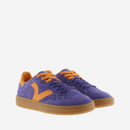 Victoria Sneakers Bassa Donna in Pelle Viola Multi - MARIO SPATARELLA