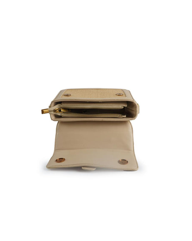 Exe Borsa a Mano in Rafia con Tracolla BA529-11 RAFFIA BEIGE Exe 