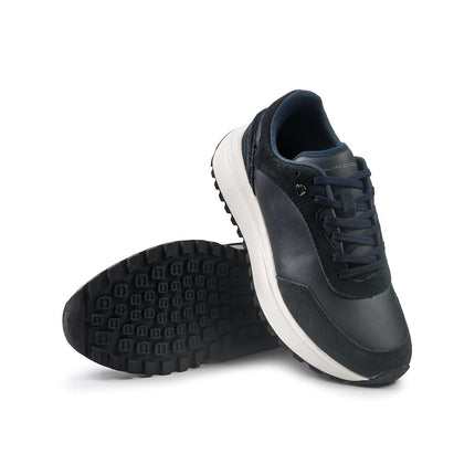 Piquadro Sneakers Uomo in Pelle Blu 7701 NAVY Piquadro 