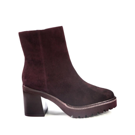 Callaghan Stivaletti Donna con Tacco e Plateau in Camoscio Bordo 679963 SING PRUGNA Callaghan 