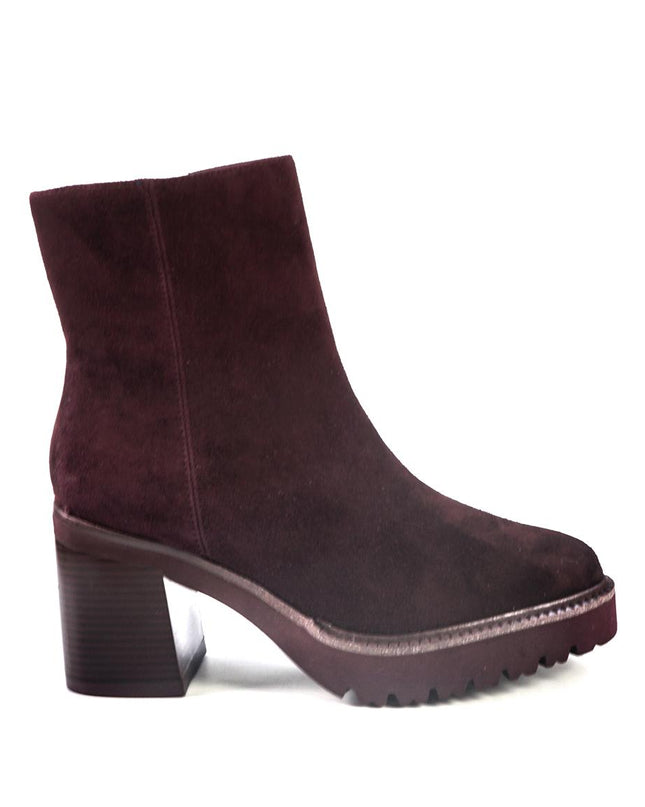 Callaghan Stivaletti Donna con Tacco e Plateau in Camoscio Bordo 679963 SING PRUGNA Callaghan 