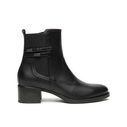 Nero Giardini Stivaletti Tronchetti Donna in Pelle Nero I513840D NERO 100 Nero Giardini 