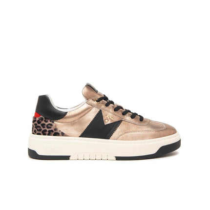 Nero Giardini Sneakers Donna in Pelle Laminata Multicolor Animalier - MARIO SPATARELLA