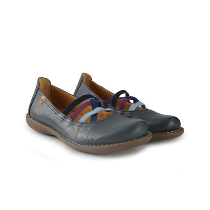 Jungla Ballerine in Pelle Multicolor Blu 4751 MARINO Jungla 