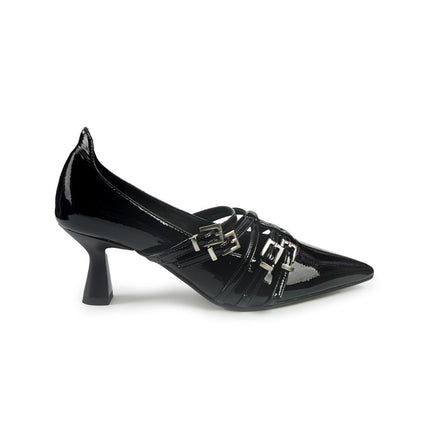 Decollete Bruno Premi a Punta in Vernice Nero BM0401 OLI ASO BLACK Bruno Premi 