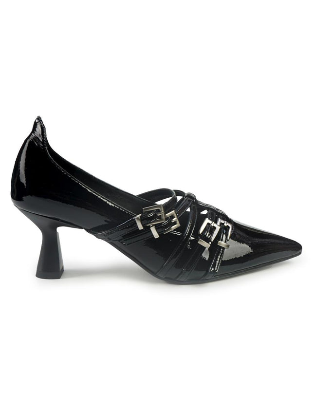 Decollete Bruno Premi a Punta in Vernice Nero BM0401 OLI ASO BLACK Bruno Premi 