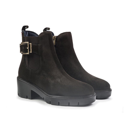 Callaghan Stivaletti Donna con Fibbia in Camoscio Testa di Moro 35603 CLAUDIA BROWN Callaghan 