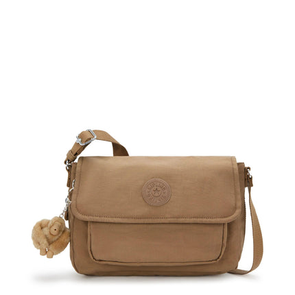 Kipling Borse con Tracolla Multitasche in Tessuto Cuoio Tan DALMA B TAN Kipling 