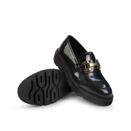 Vueva Mocassini Donna con Morsetto in Naplak Nero UB38-5201 LAYLA BLACK Vueva 