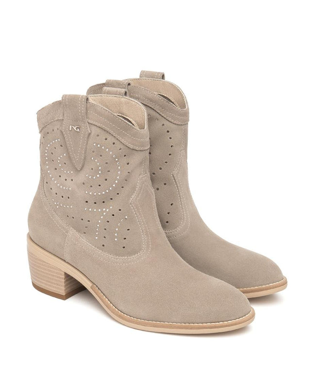 NeroGiardini Stivaletti Donna in Camoscio Creta - MARIO SPATARELLA