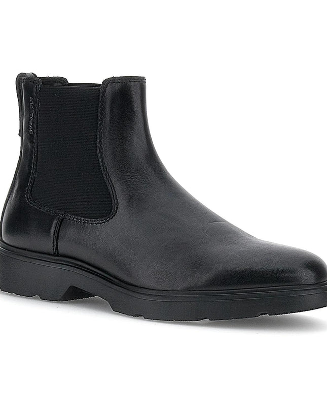 Stivaletti Stonefly Chelsea Uomo in Pelle Nero 219808 FOREVER BLACK Stonefly 