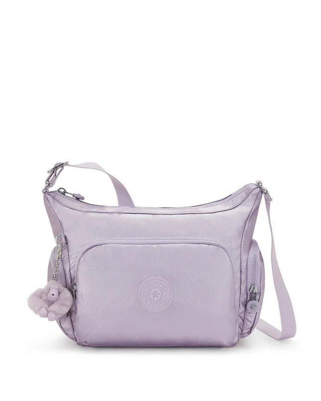 Kipling Borse Tracolla Multitasche Metallic Lilac - MARIO SPATARELLA
