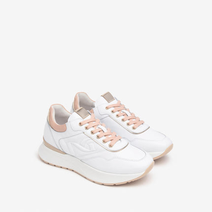 Nero Giardini Sneakers Donna Bassa in Pelle Bianca E512884D BIANCO 707 Nero Giardini 