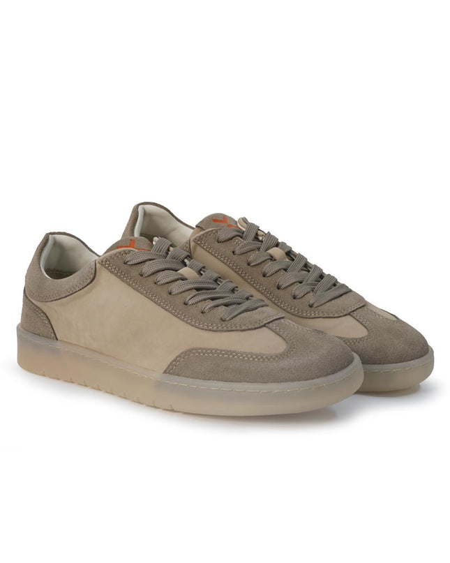 Vueva Sneakers Basse Uomo in Pelle e Camoscio Taupe MS600R36 TAUPE Vueva 