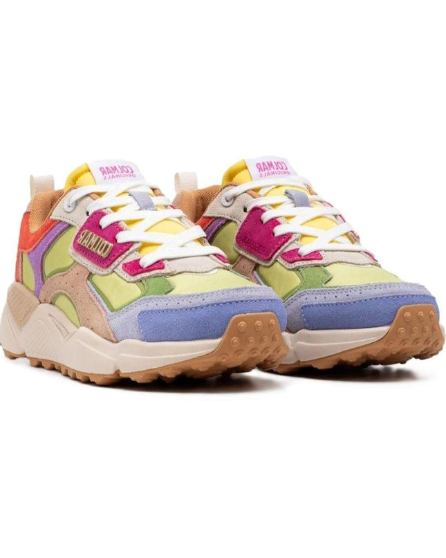 Sneakers Colmar Donna in Pelle Multicolor Verde GARNER FLASH MULTICOLOR GREEN Colmar 