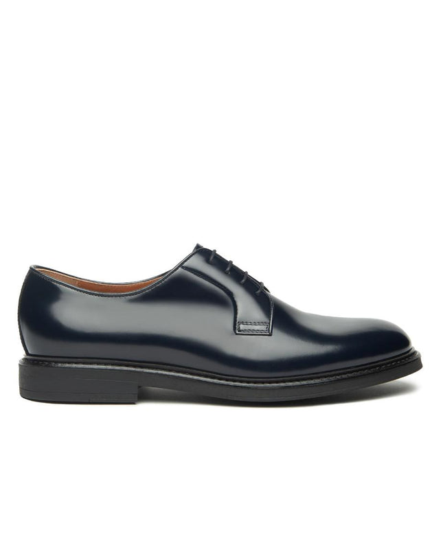 Nero Giardini Francesina Stringata Derby Uomo in Pelle Blu I500601U BLU 200 Nero Giardini 