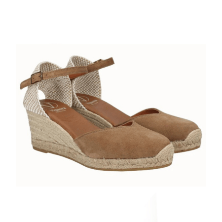 Viguera Espadrillas Alpargatas Donna con Cinturino in Camoscio Whisky - MARIO SPATARELLA