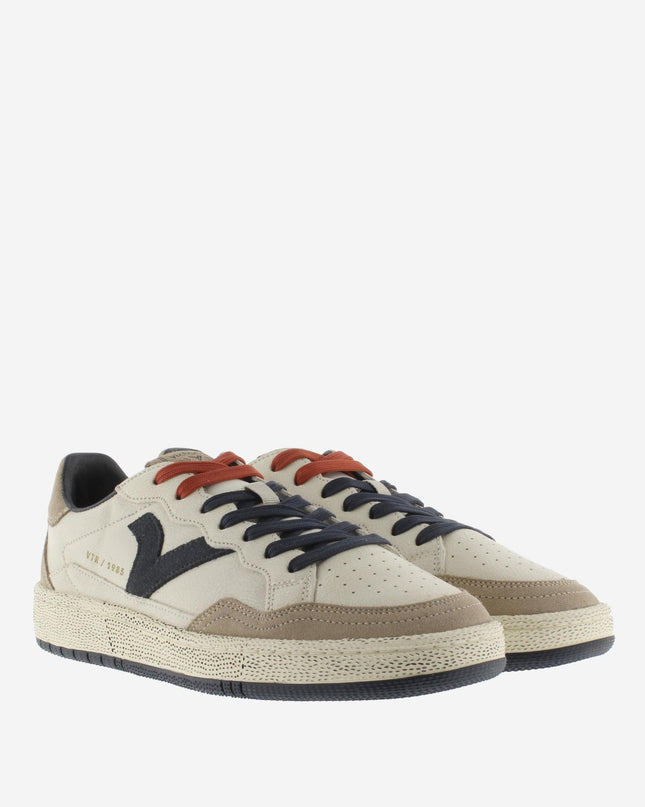 Sneakers Victoria Uomo Bassa in Pelle Blu Multi 8806112 SMASH MARINO Victoria 