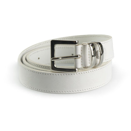 Spatarella Cintura Donna in Pelle Bianca 00250/25 WHITE Spatarella 