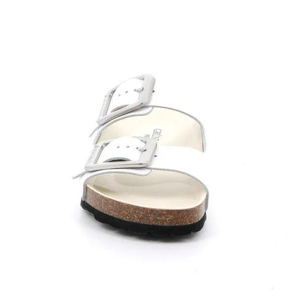 Ciabatta Sughero Doppia Fibbia CB3272 ENNY BIANCO Grunland 