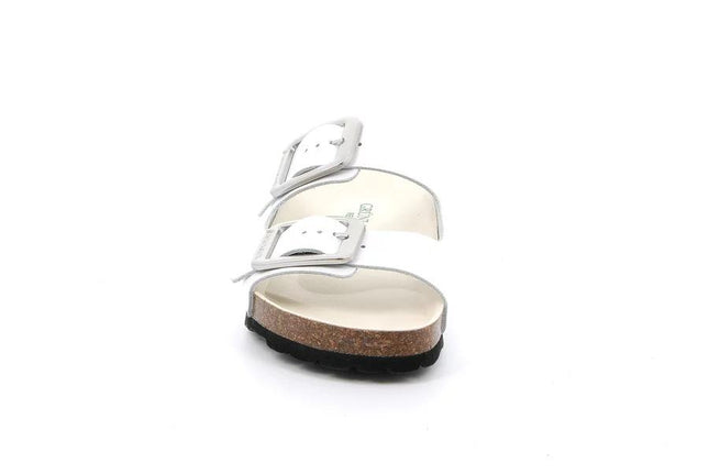 Ciabatta Sughero Doppia Fibbia CB3272 ENNY BIANCO Grunland 