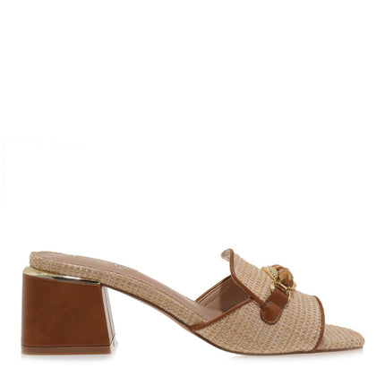 Sandalo Sabot Beige CARMEN 149 BEIGE RAFFIA Exe 