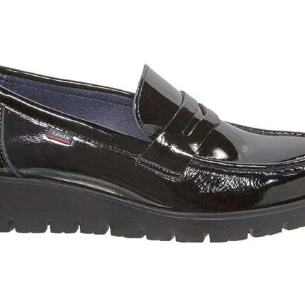 Mocassini Donna Vernice Nero 89803 HAMAN BLACK Callaghan 